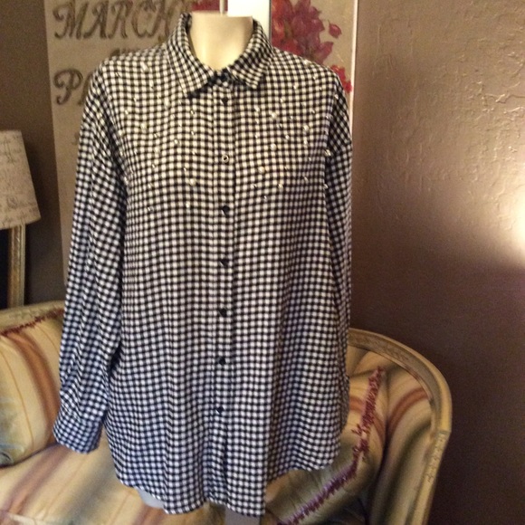 h&m pearl shirt